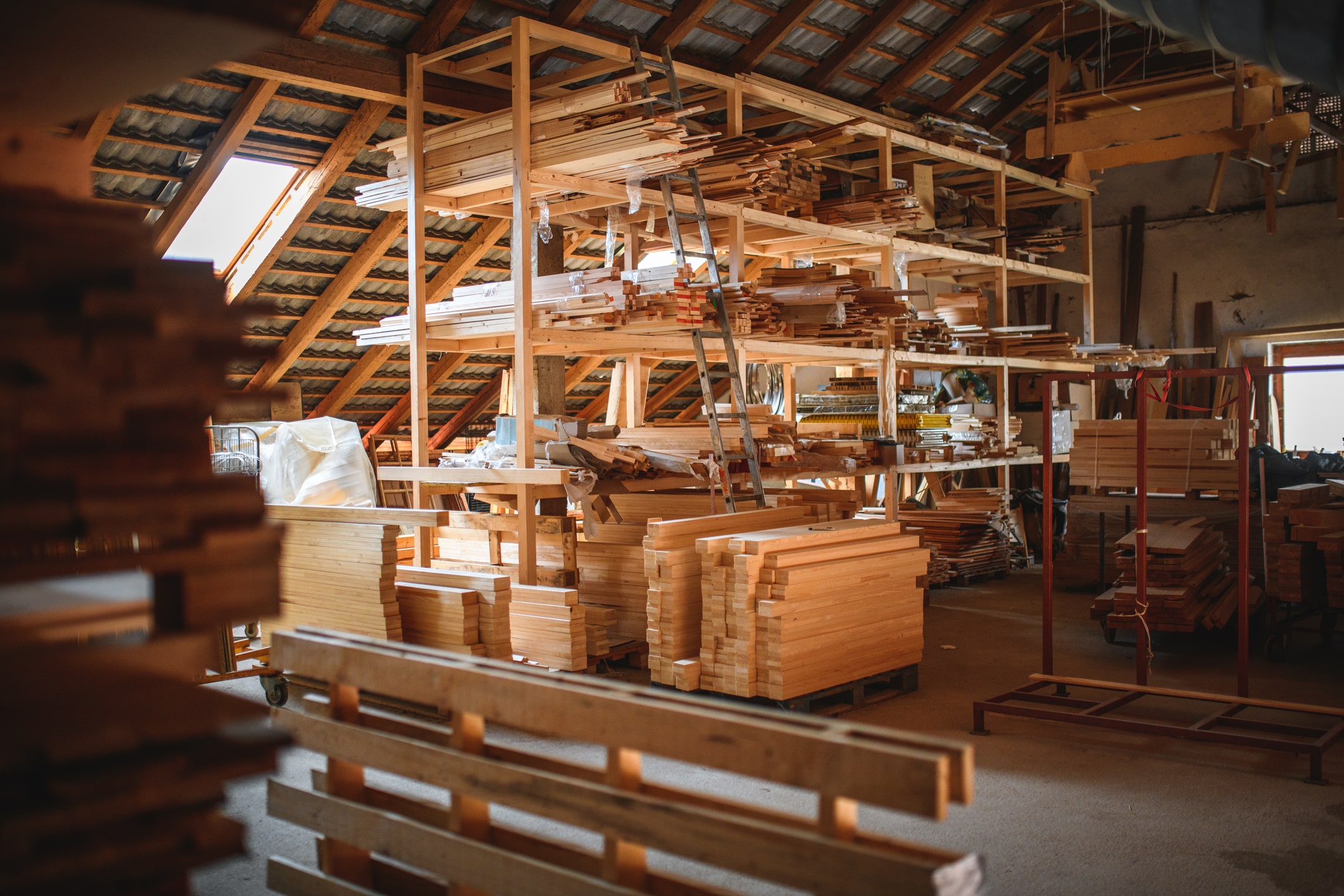 Custom Timber Pallets Warehouse